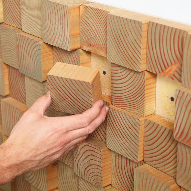 Quy trình chế tạo hoàn toàn thủ công của tấm ốp gỗ