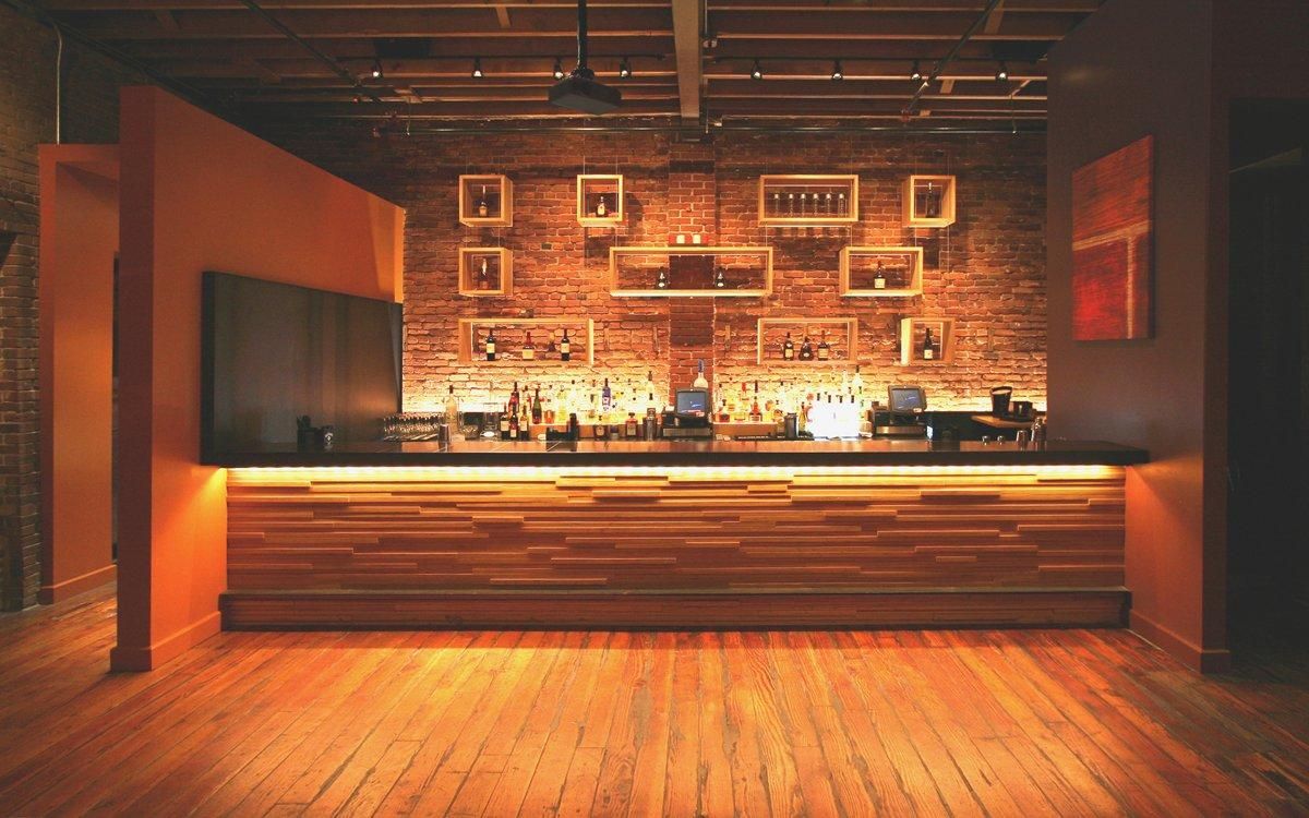 Tấm ốp gỗ quầy bar